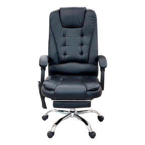 (Promoción de cumpleaños 🔥) Silla De Oficina Masajeador Presidencial Stephan - Desillas Color Negro
