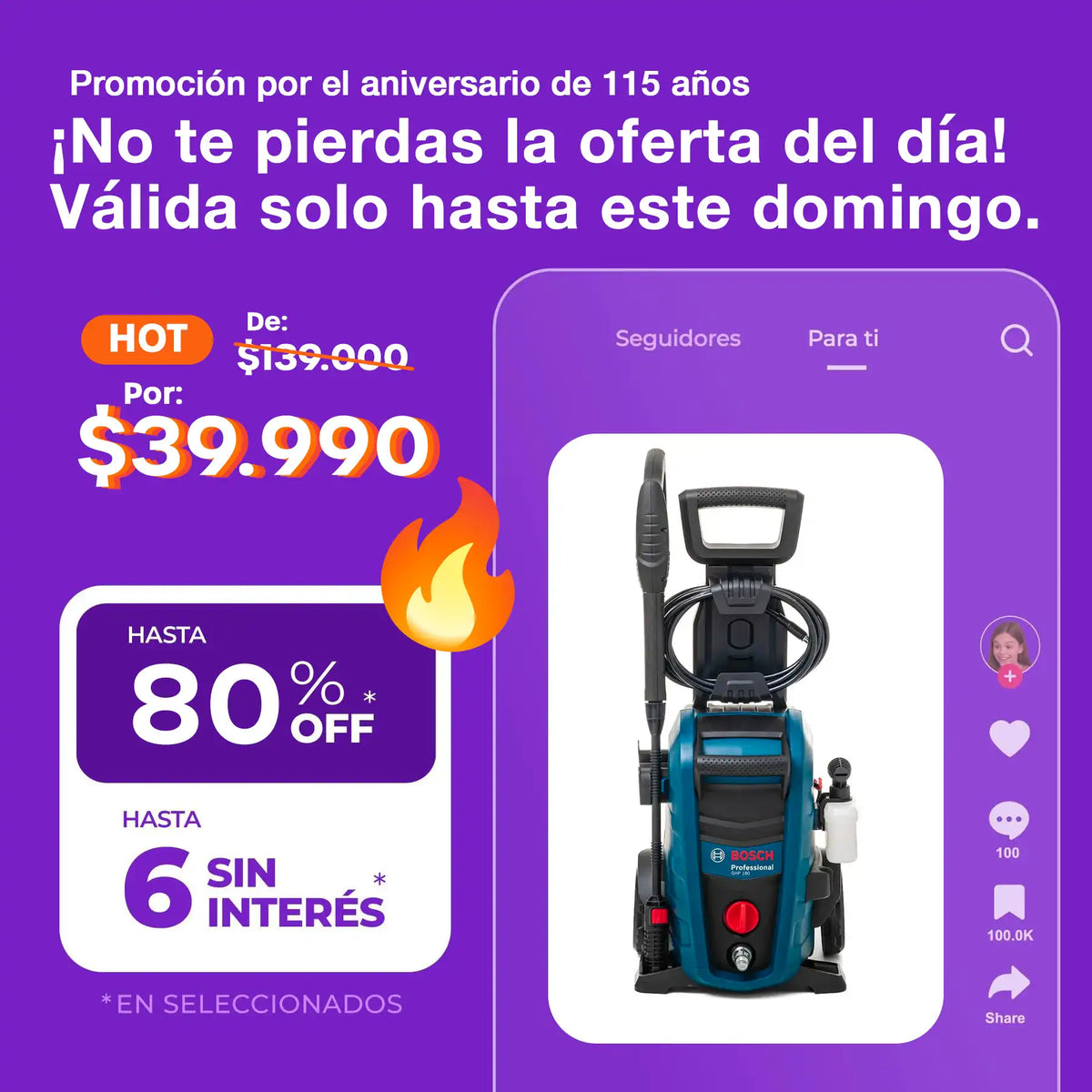 .Hidrolavadora Bosch Ghp 180 Con Manguera 5 Metros Color Azul marino Frecuencia 50 Hz