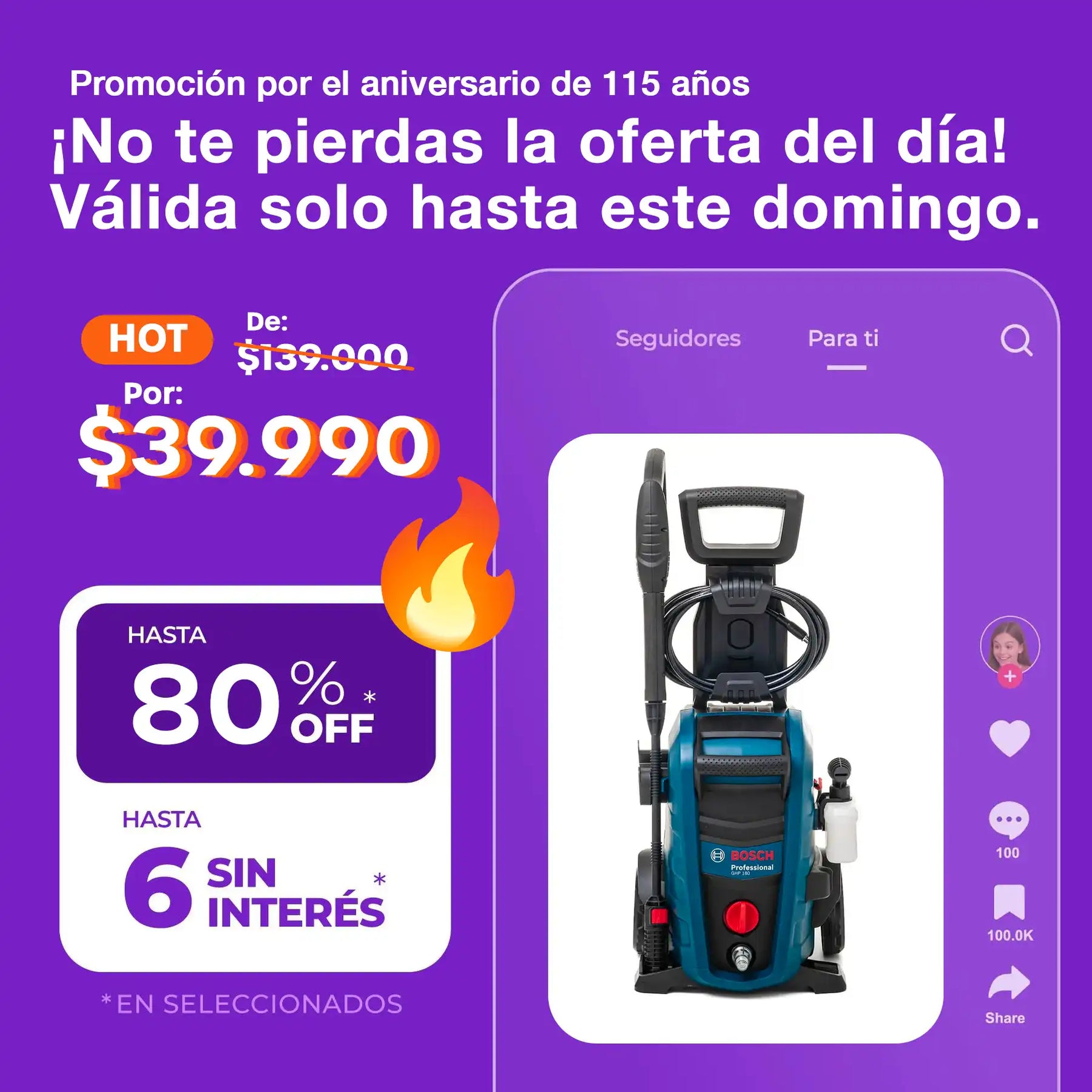 .Hidrolavadora Bosch Ghp 180 Con Manguera 5 Metros Color Azul marino Frecuencia 50 Hz -